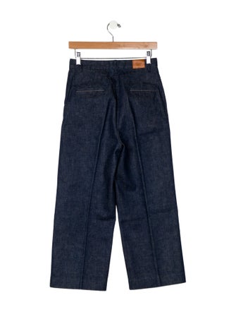 Hermès High-Rise Wide Leg Jeans