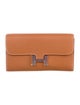 Hermès 2024 Evercolor Constance Wallet To Go w/ Strap