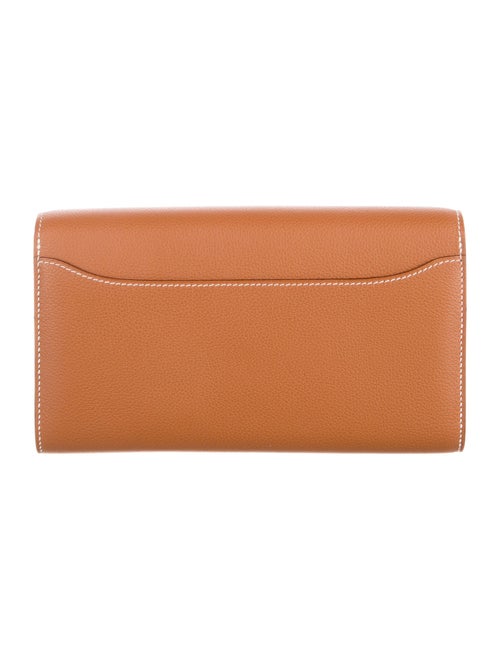 Hermès 2024 Evercolor Constance Wallet To Go w/ Strap