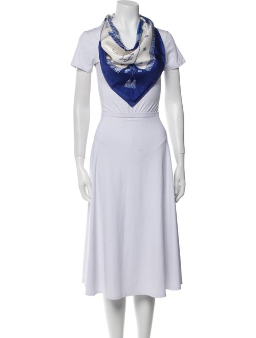 Hermès Vue du Carosse de la Galère la Réale Silk Scarf