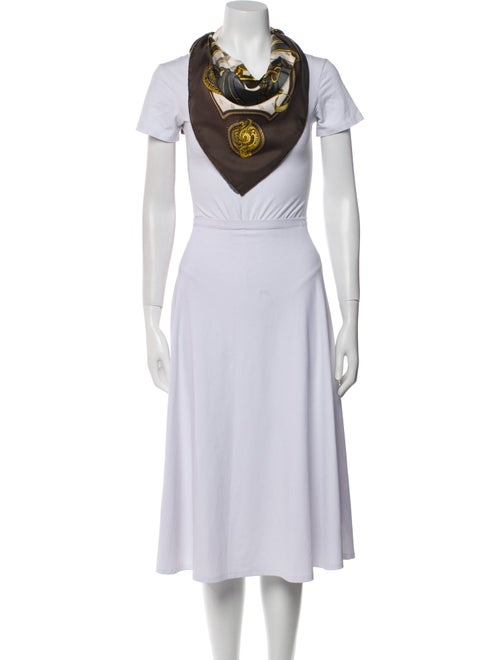 Hermès Selles A Housse Silk Scarf