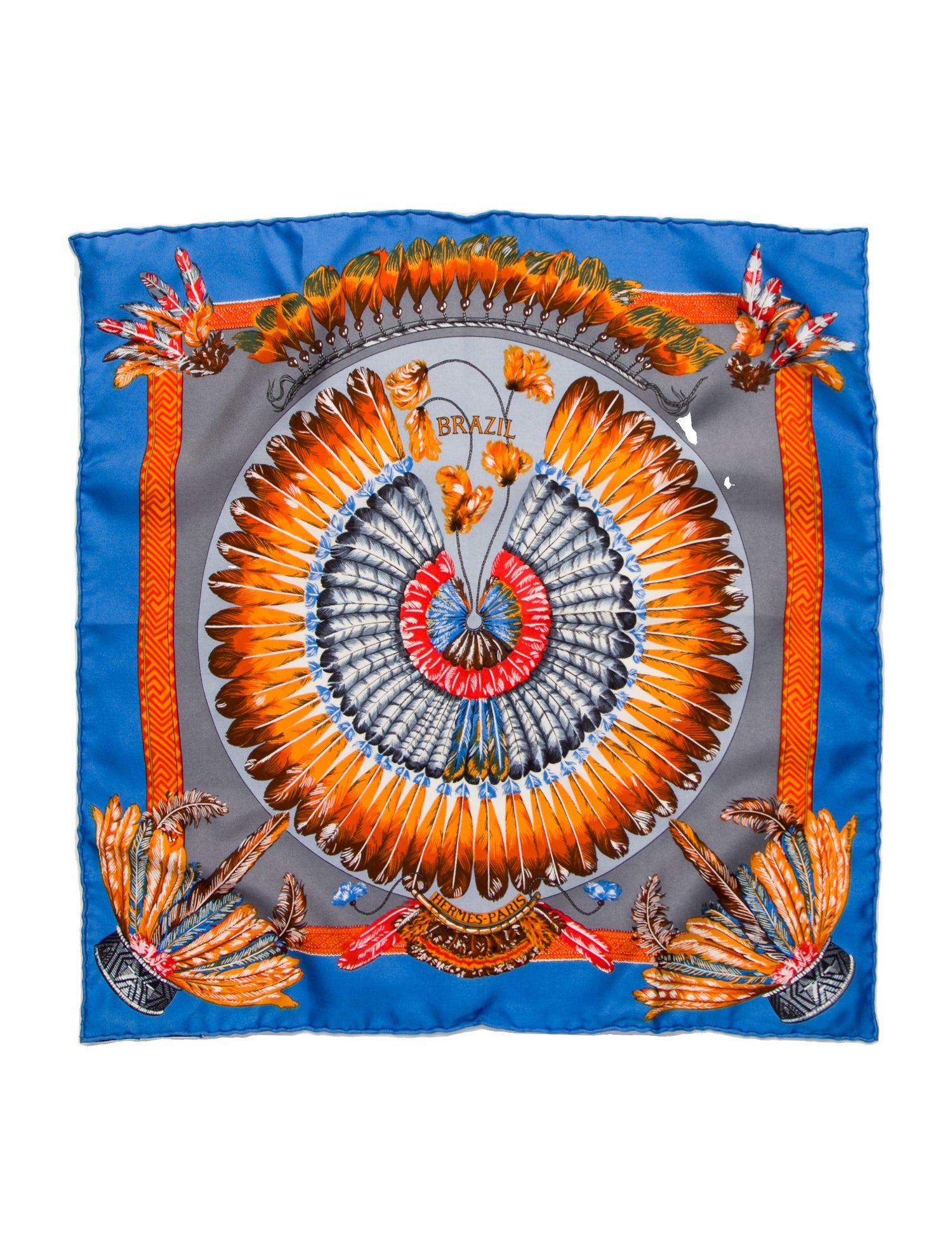 Hermès Brazil Silk Scarf
