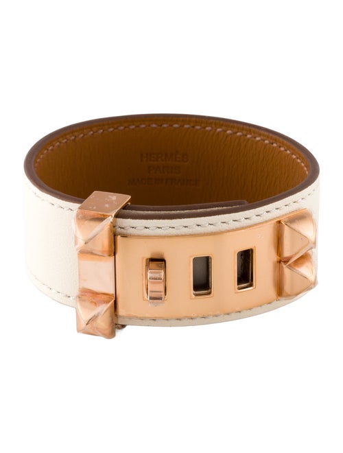 Hermès Leather Collier de Chien 24 Wrap Bracelet