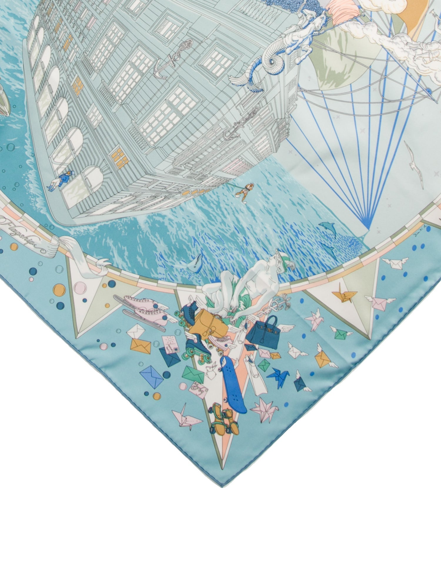 Hermès Pique Sellier Silk Scarf