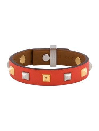 Hermès Mini Dog Clous Carres Wrap Bracelet
