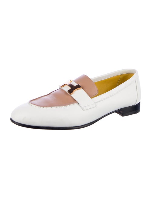 Hermès Paris H Logo Loafers