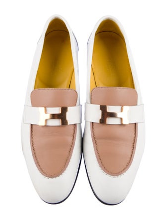 Hermès Paris H Logo Loafers