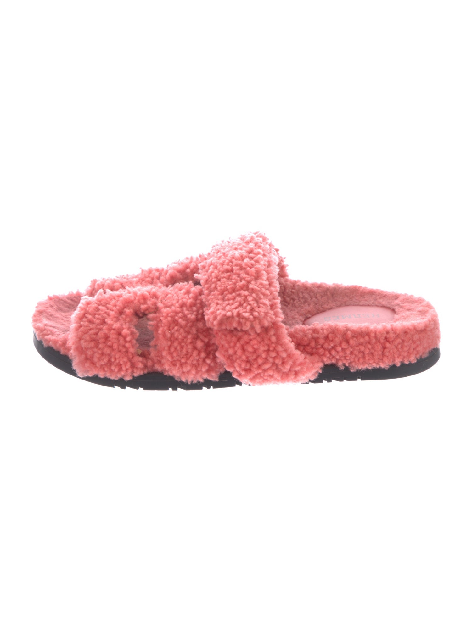 Hermès Chypre Shearling Slides