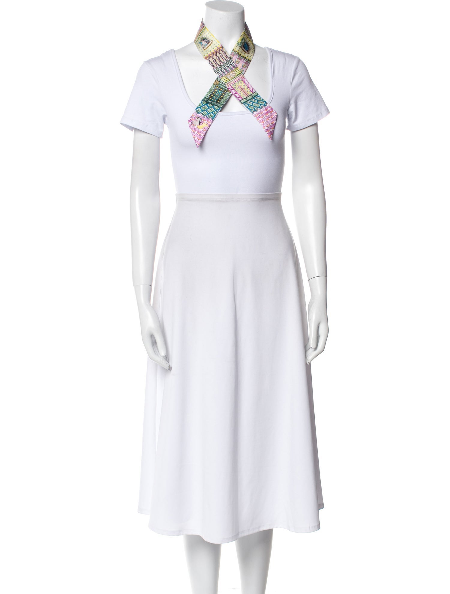 Hermès Super Silk Quest Silk Twilly Scarf w/ Tags