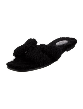 Hermès Oran H Logo Slingback Sandals