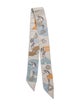 Hermès Garde-Robe Pop Silk Twilly Scarf