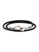 Hermès Leather Jumbo Hook Double Tour Bracelet