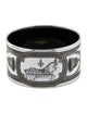 Hermès Grand Apparat Platine 2 Extra Wide Enamel Bangle Bracelet