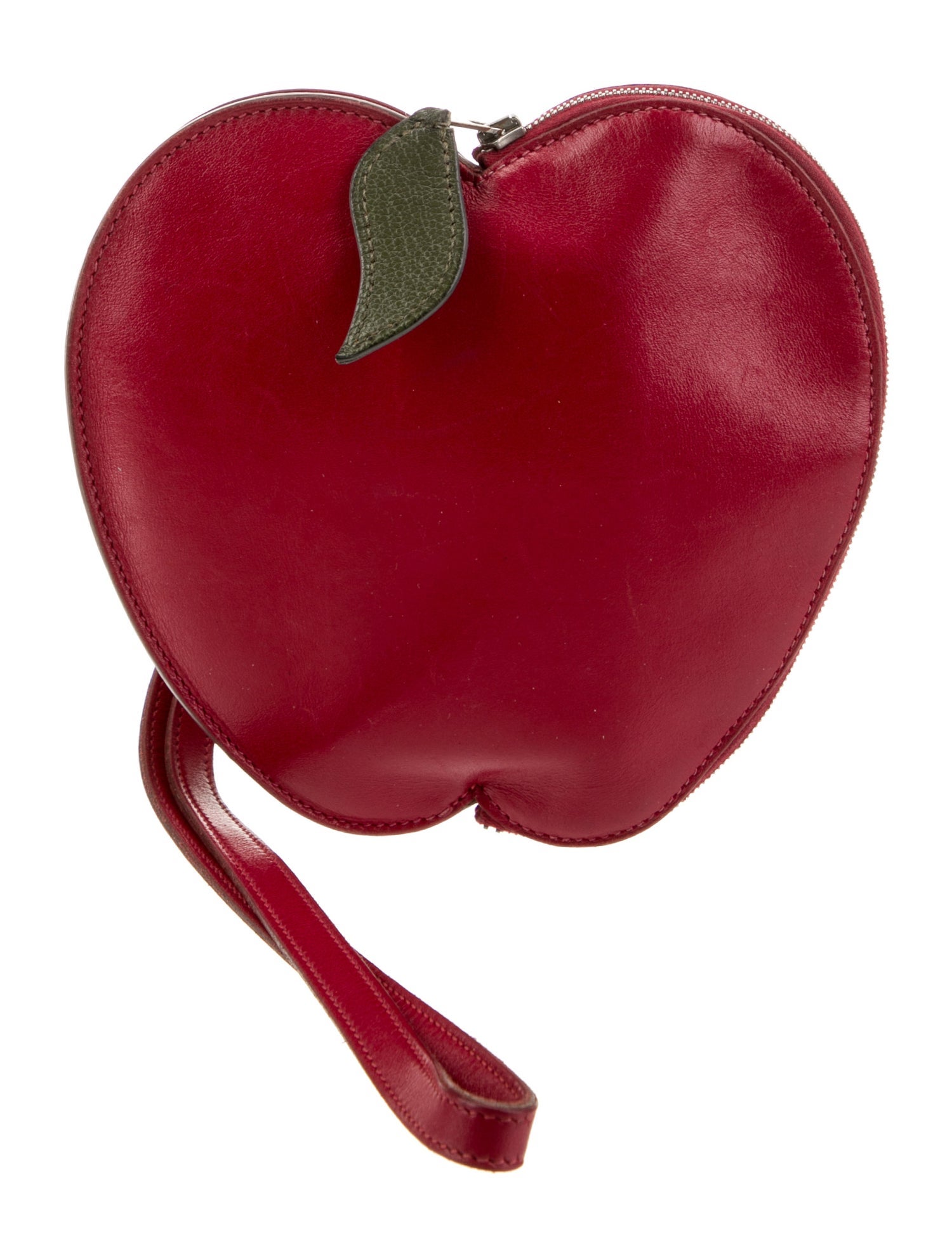 Hermès Tadelakt Tutti Frutti Pomme Clutch