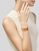 Hermès Leather Collier De Chien 24 Wrap Bracelet