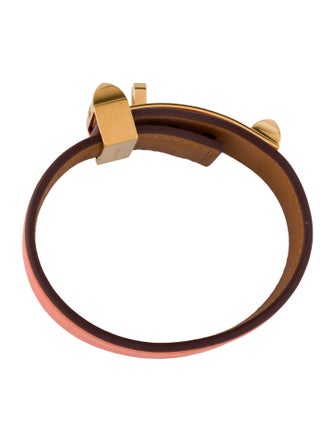 Hermès Leather Collier De Chien 24 Wrap Bracelet
