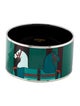 Hermès Extra Wide Enamel Bangle