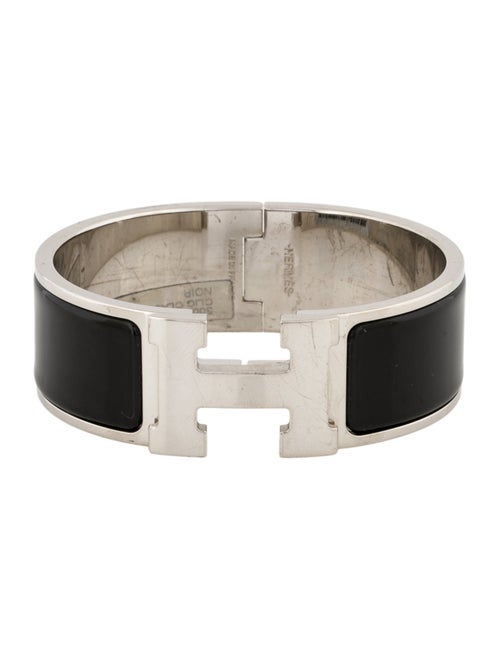 Hermès Enamel Clic Clac H Bangle Bracelet