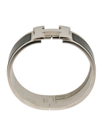 Hermès Enamel Clic Clac H Bangle Bracelet