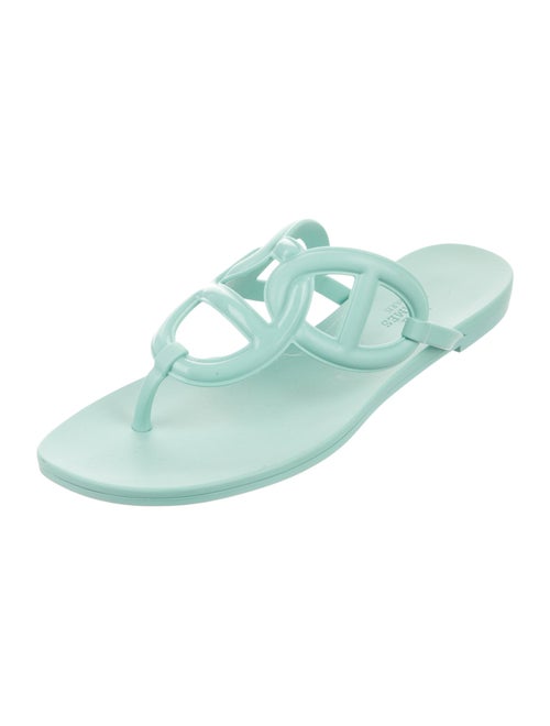 Hermès Egerie Chaîne d'Ancre Insignia Slides