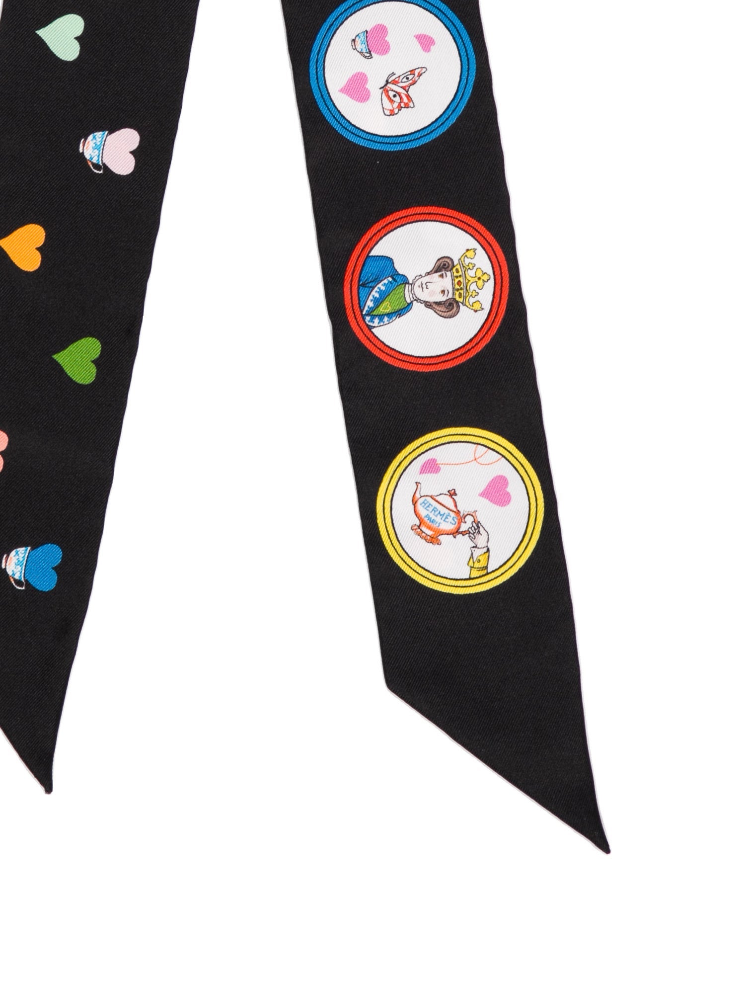 Hermès Tea Time Silk Twilly Scarf