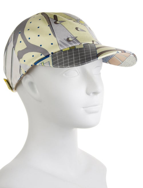 Hermès Silk Printed Baseball Hat