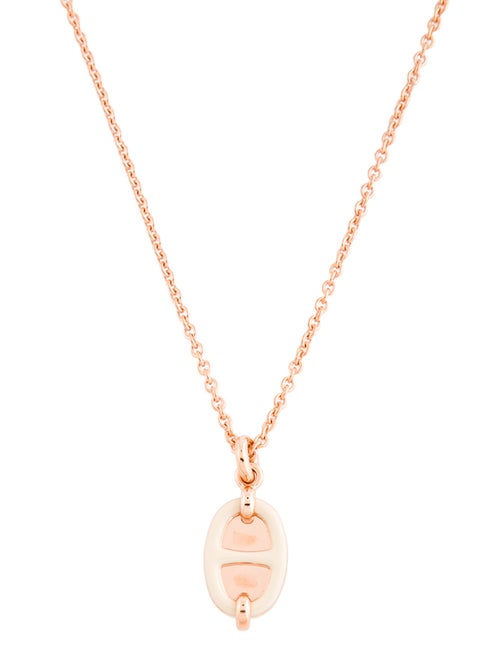 Hermès Mini Maillon Pendant Necklace