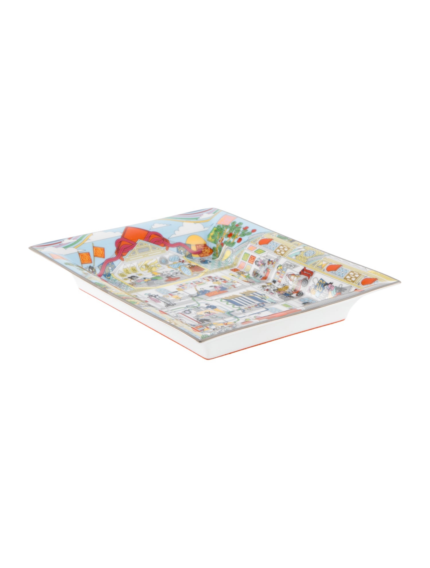 Hermès La Maison des Carres Change Tray