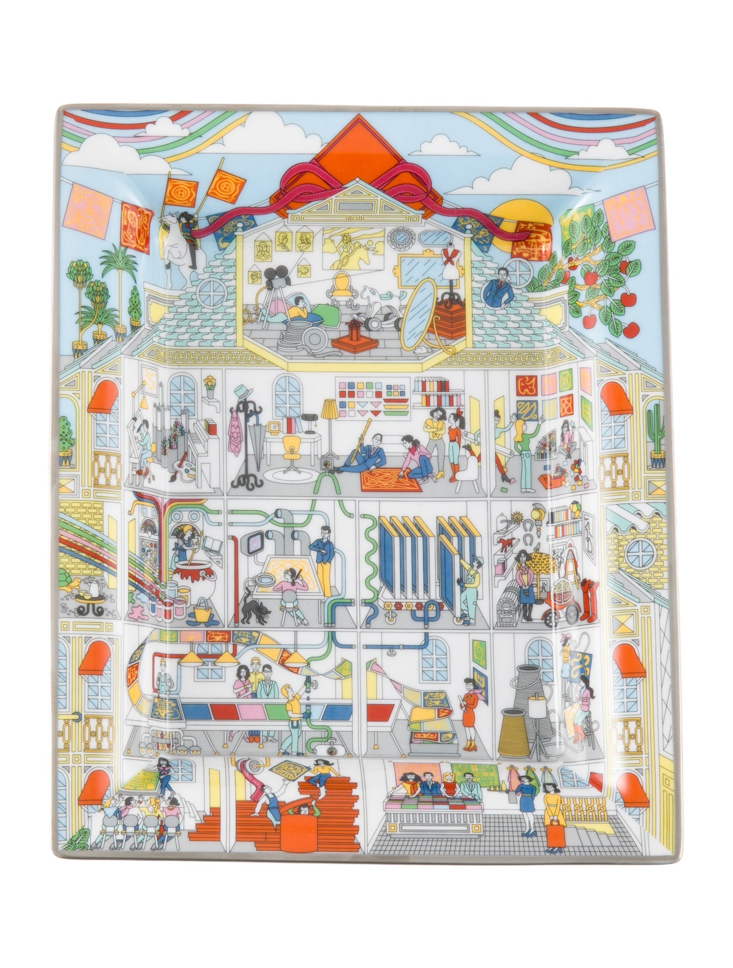 Hermès La Maison des Carres Change Tray