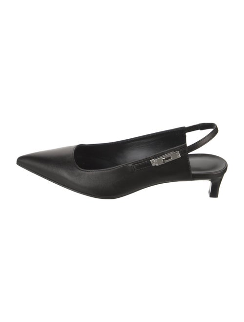 Hermès Lover 40 Leather Slingback Pumps