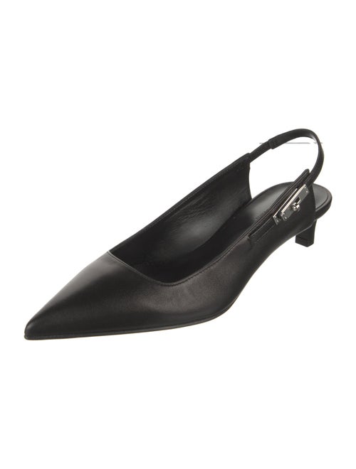 Hermès Lover 40 Leather Slingback Pumps