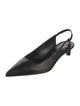 Hermès Lover 40 Leather Slingback Pumps