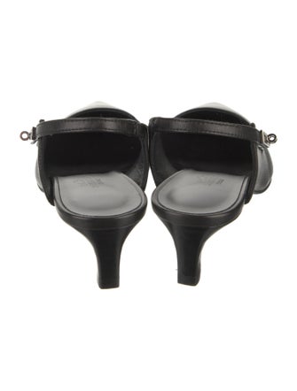 Hermès Lover 40 Leather Slingback Pumps