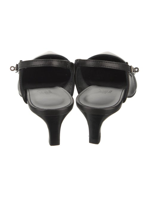 Hermès Lover 40 Leather Slingback Pumps