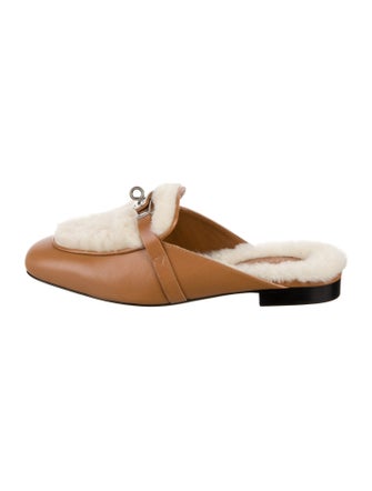 Hermès Oz Shearling Mules