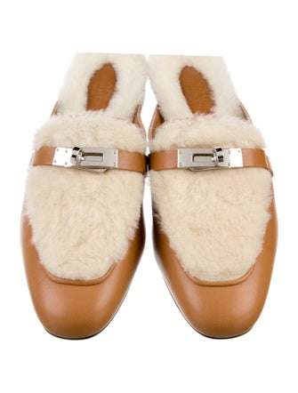 Hermès Oz Shearling Mules