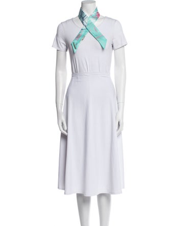 Hermès Calèche Mors et Bouteilles Silk Twilly Scarf