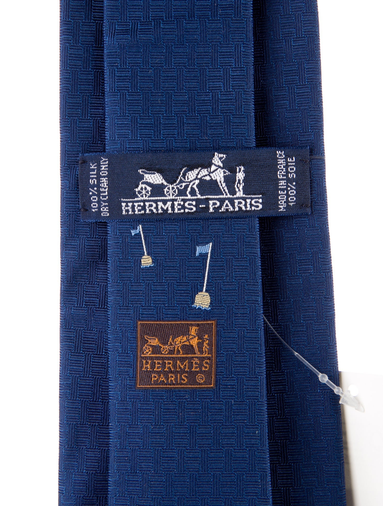 Hermès Printed Silk Tie