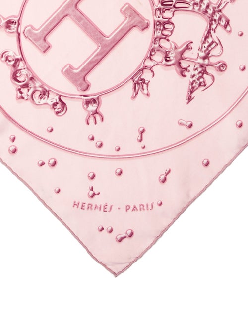 Hermès Vif Argent Silk Scarf