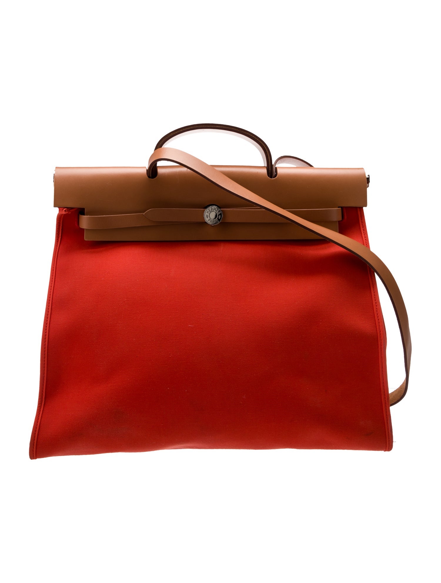 Hermès Toile Officier & Vache Hunter Herbag Zip 39