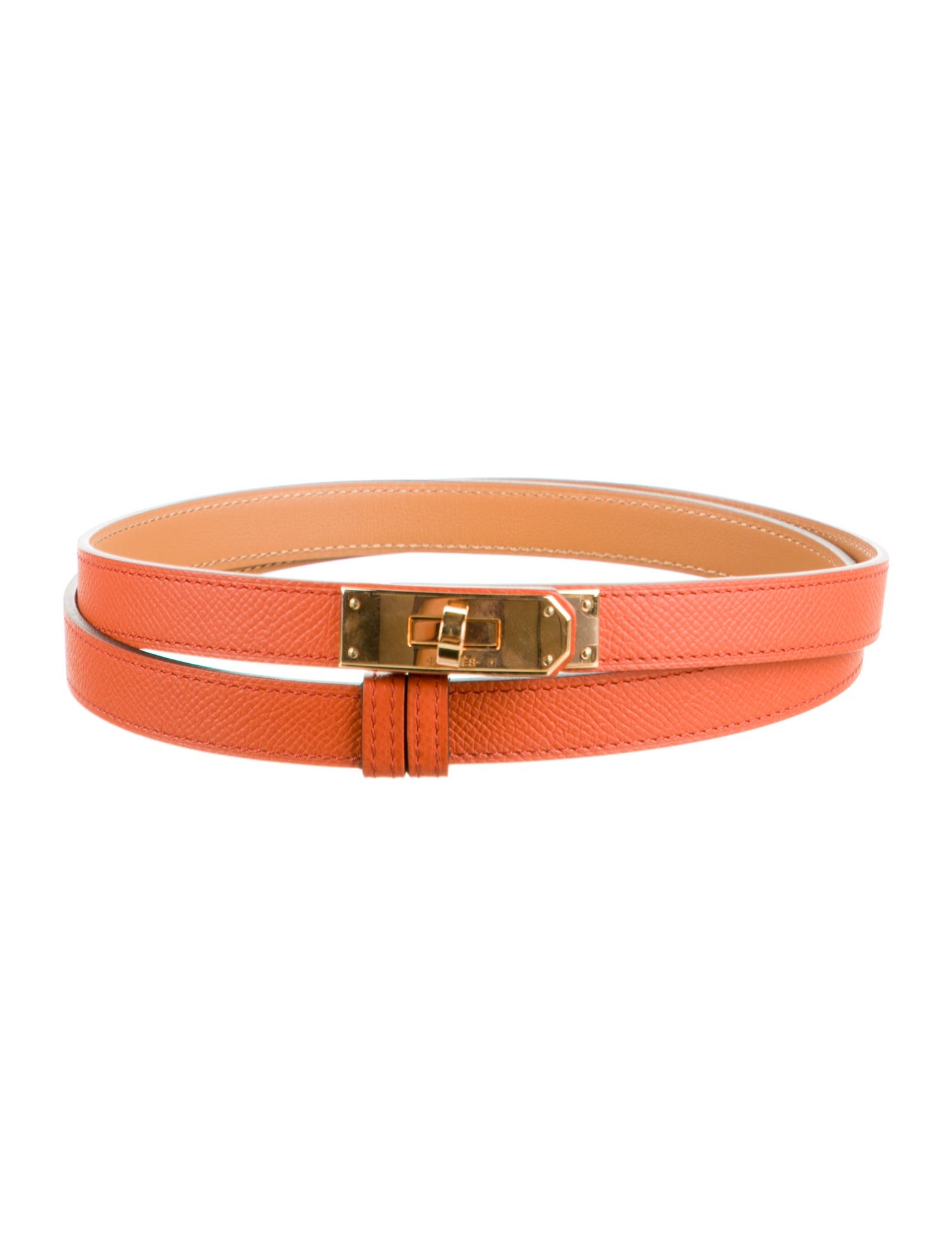 Hermès 18 mm Epsom Leather Kelly Belt