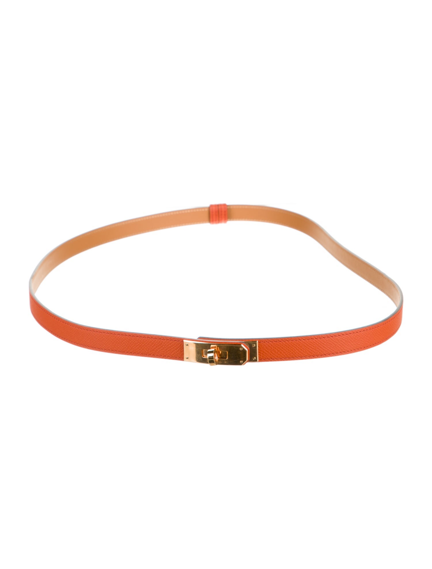 Hermès 18 mm Epsom Leather Kelly Belt