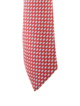 Hermès Silk Patterned Tie