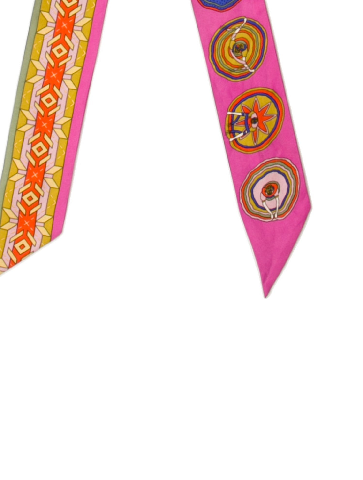 Hermès Belles du Mexique Silk Twilly Scarf