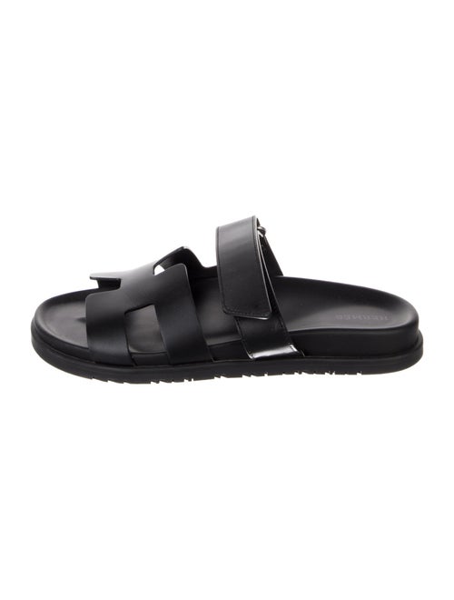 Hermès Chypre Leather Slides
