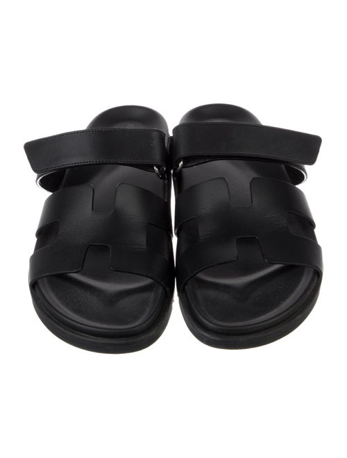 Hermès Chypre Leather Slides