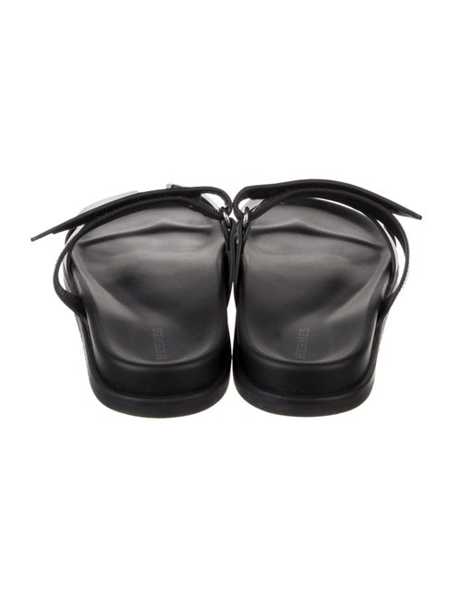 Hermès Chypre Leather Slides