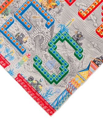 Hermès Super Silk Quest Silk Scarf