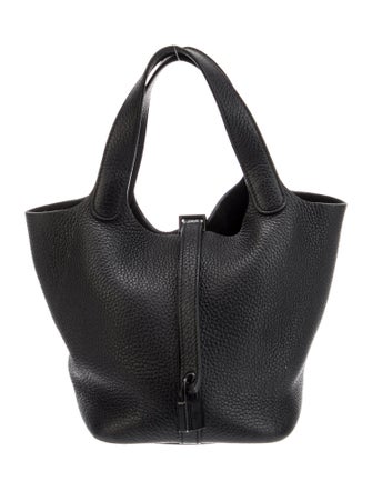 Hermès Clemence Monochrome Picotin Lock 18