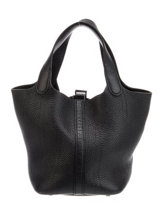 Hermès Clemence Monochrome Picotin Lock 18